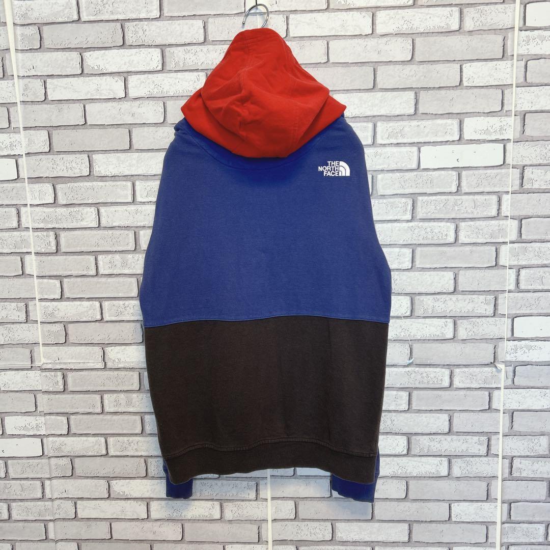 《美品》ザノースフェイス☆M☆両面ロゴ刺繍☆フルジップ☆マルチ☆レアカラー M