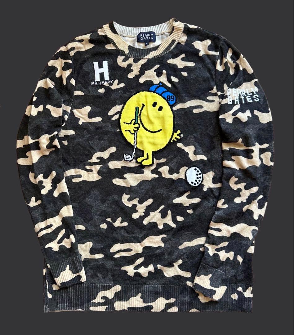 PEARLY GATES/パーリーゲイツMR.HAPPY カモ柄セーター 5 - メルカリ