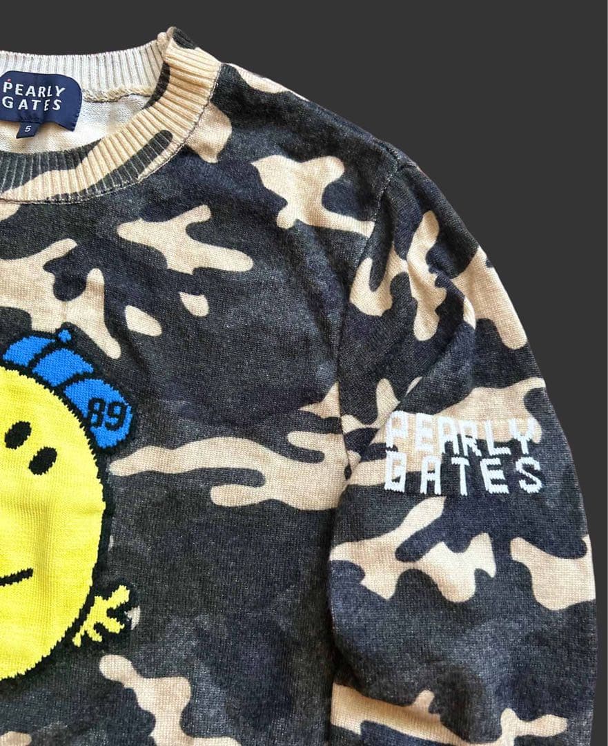 PEARLY GATES/パーリーゲイツMR.HAPPY カモ柄セーター 5 - メルカリ