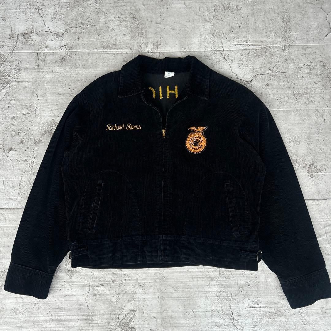 90s 未使用級 FFAジャケット ブラック ビックサイズ 48 黒金 - メルカリ