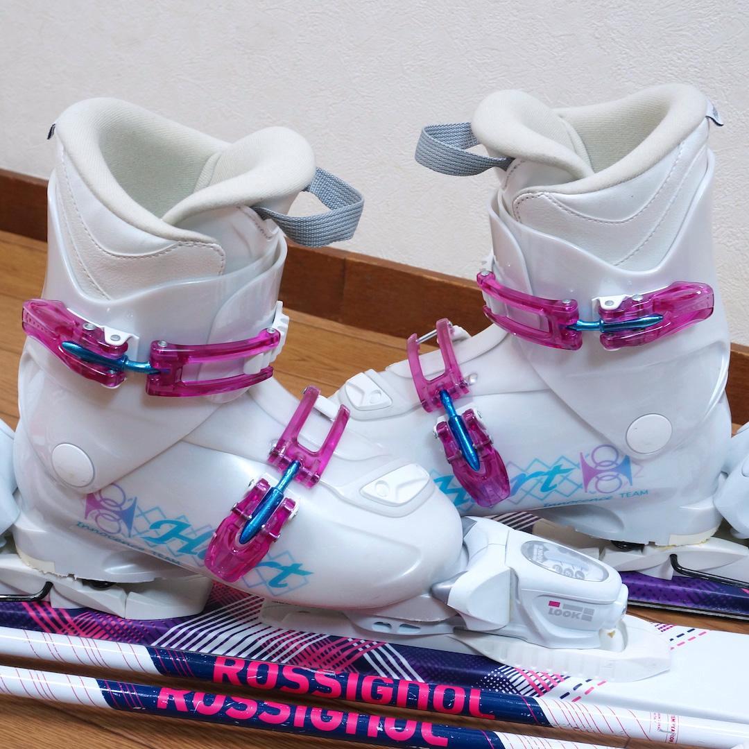 メンテ済 118cm 靴21cm HART カービングスキーセット (120 - メルカリ