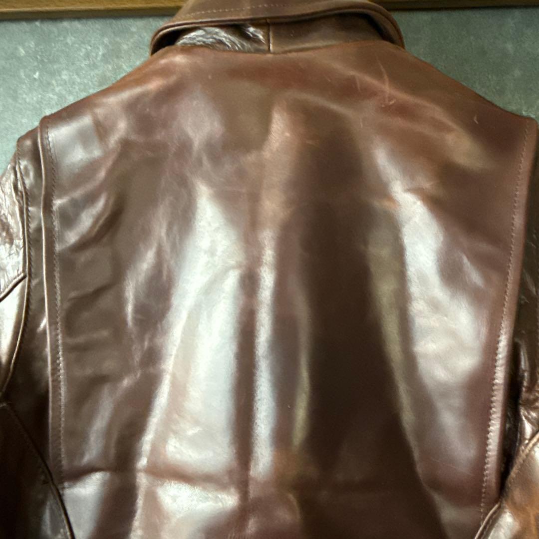 VANSON ENF ホースハイドシングルライダースジャケット 34 - メルカリ