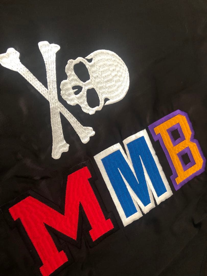 美品 エイプ×マスターマインド 20SS スカルシャーク刺繍スーベニア