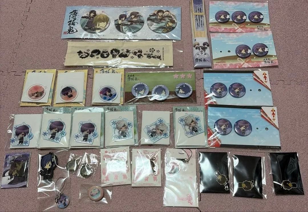 薄桜鬼 斎藤一 缶バッジ ゲームソフト アクリルキーホルダー その他