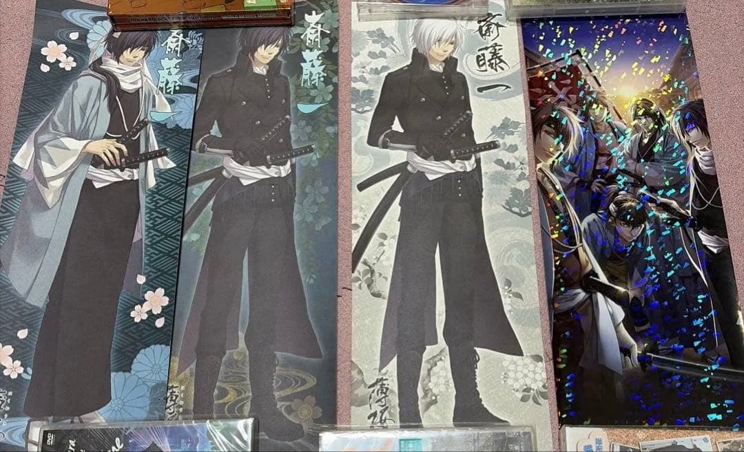 薄桜鬼 斎藤一 缶バッジ ゲームソフト アクリルキーホルダー その他