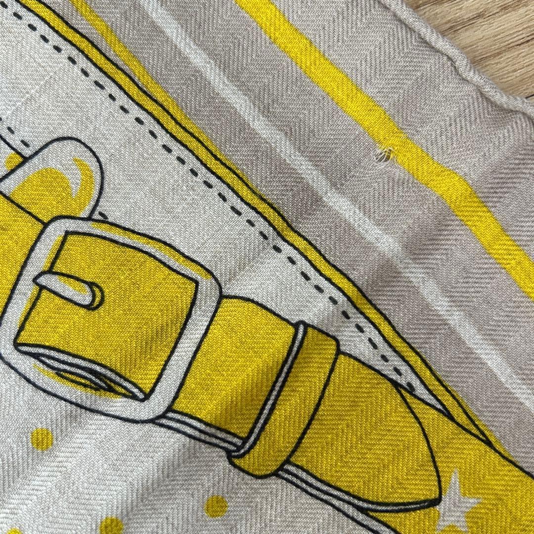 HERMESエルメス カレジェアン 140 朝の散歩バンダナ カシシル ベージュ