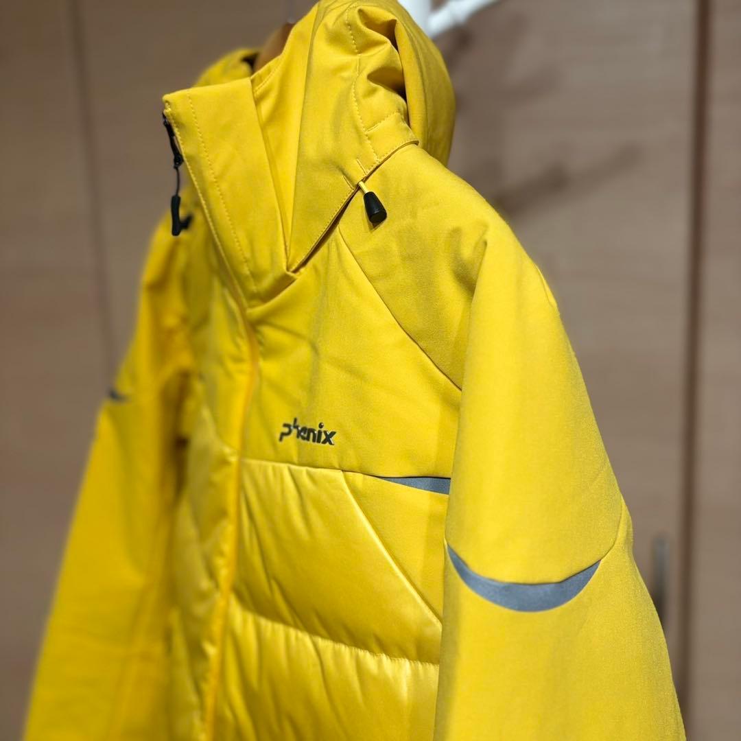 Phenixスキーウェアハイブリッドレガシージャケット Sイエロー