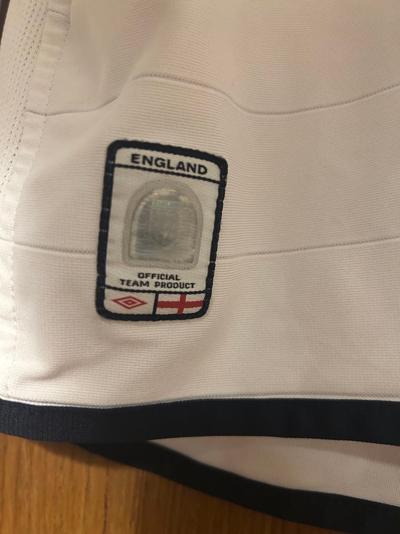 希少】柴田ひかり/UMBRO×イングランド代表ベッカムNo7長袖ユニフォームS