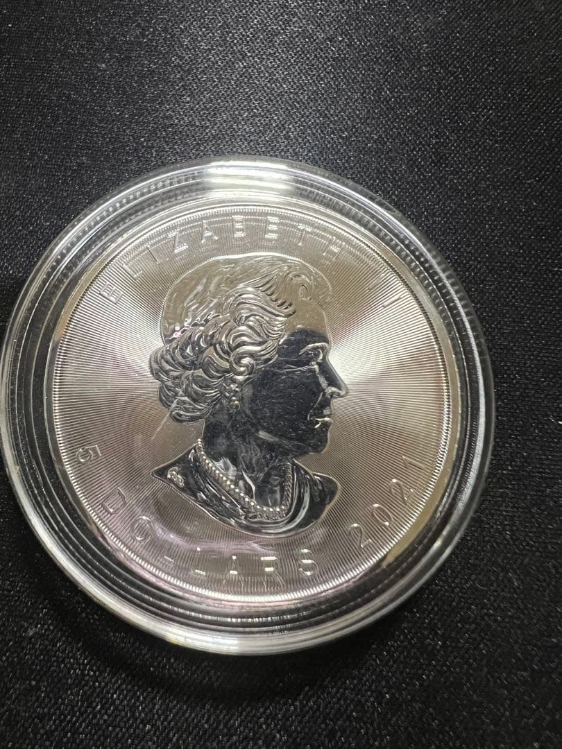 カナダ メイプルリーフ銀貨 1オンス銀貨 2021年 管理番号35