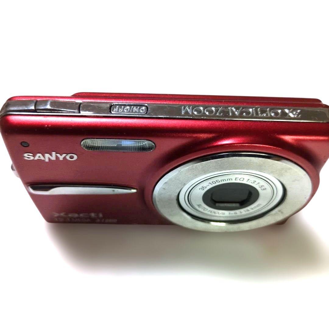 SANYO Xacti X1200 赤 12.1メガピクセル動作確認品 動作品 - メルカリ