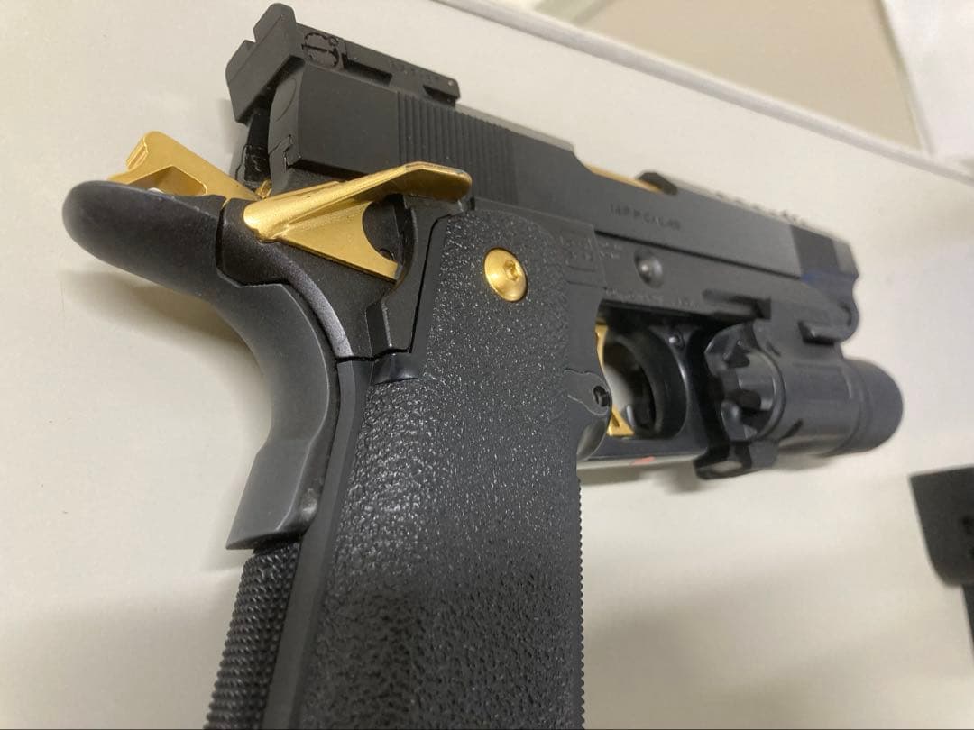 Kaz ハイキャパ5.1 ゴールドマッチ ガスブローバック ➕オマケ