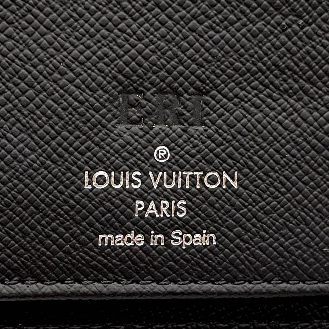 IC内蔵】ルイヴィトン エクリプス ジッピー ヴェルティカル 長財布 黒