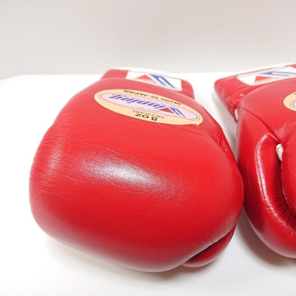 winning ウイニング ボクシンググローブ 8oz 赤 MS-200 - メルカリ
