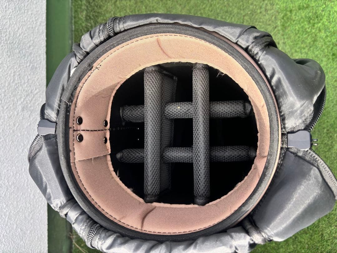 BayBay キャスター付 キャディバッグ ゴルフバッグ ベージュ カモフラ