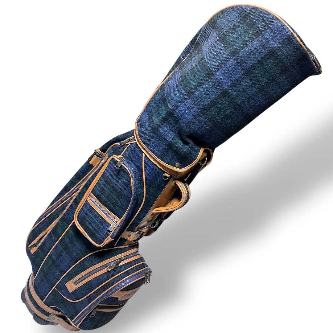 ハリスツイード＆ポールスチュアート キャディーバッグ ゴルフバッグ