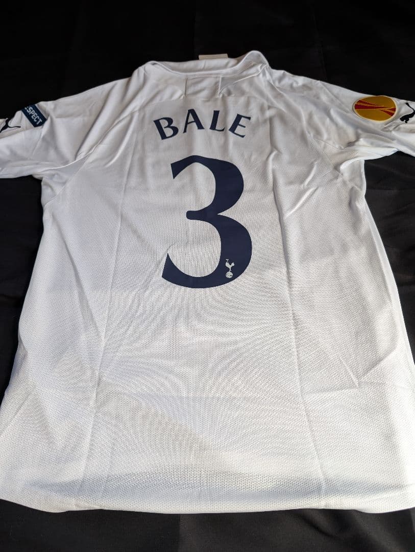 【新品タグ付き】ギャレス・ベイル/トットナム/ホーム（2011/12）/EL仕様 トッテナム/11-12/H #3ベイル ELパッチ付 紙タグ付 - USEDサッカー