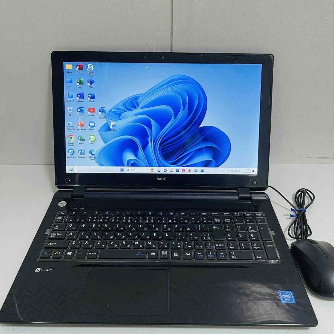 T398 NECノートパソコンSSD高速 WEBカメラWindows11オフィス - メルカリ