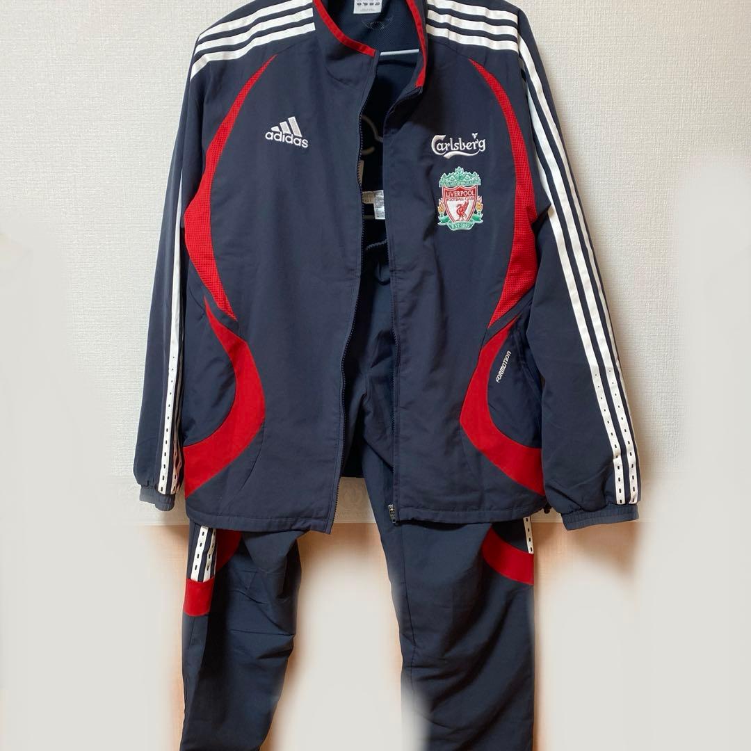 adidas】アディダス リバプール ジャージ上下 セットアップ - メルカリ