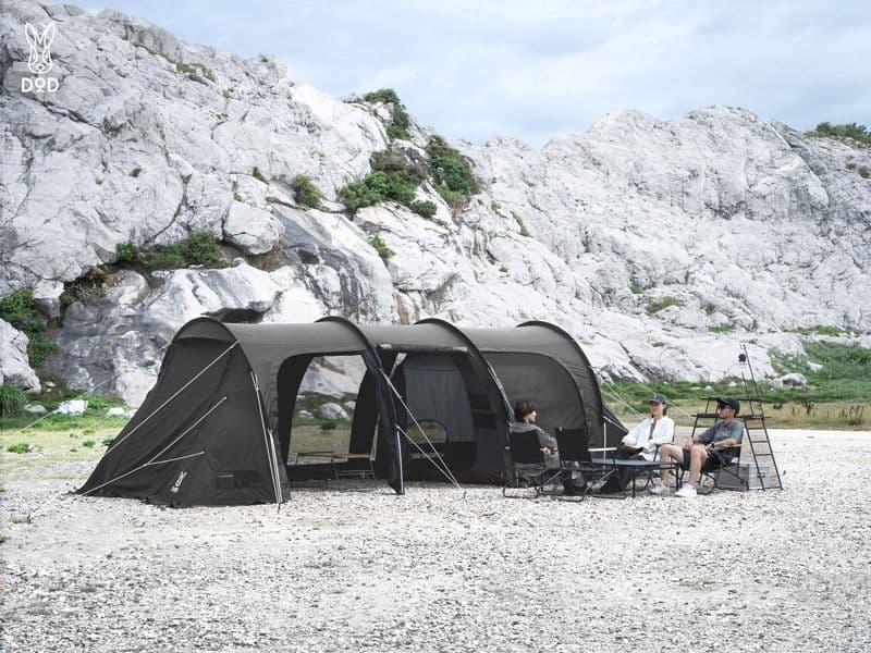 KAMABOKO TENT 3(M) カマボコテント3M T5-689-BK カマボコテント3M（ブラック） T5-689-BK - DOD（ディーオーディー