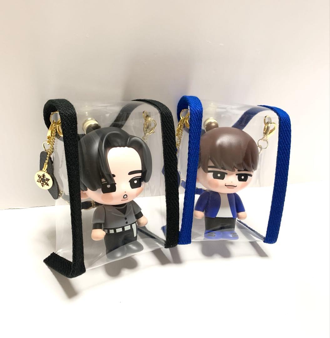 at✩︎mama様専用 すのチルソフビポーチ 黒 青 SnowMan チルぬい