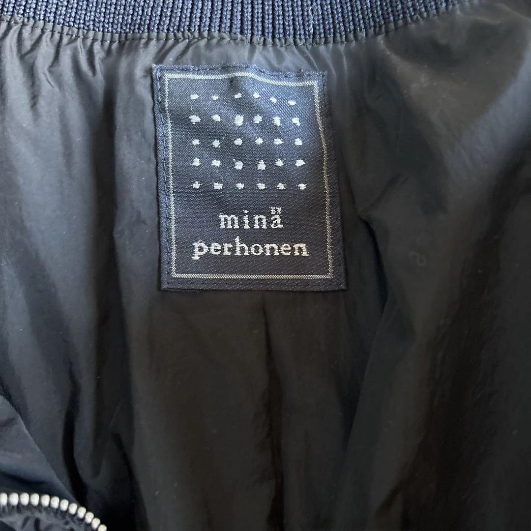 ミナペルホネン cellophane ダウンジャケット ブラック 38 - メルカリ