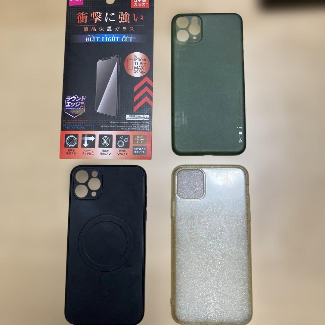 iPhone11ProMax ミッドナイトグリーン 256GB 本体 ケース付 - メルカリ