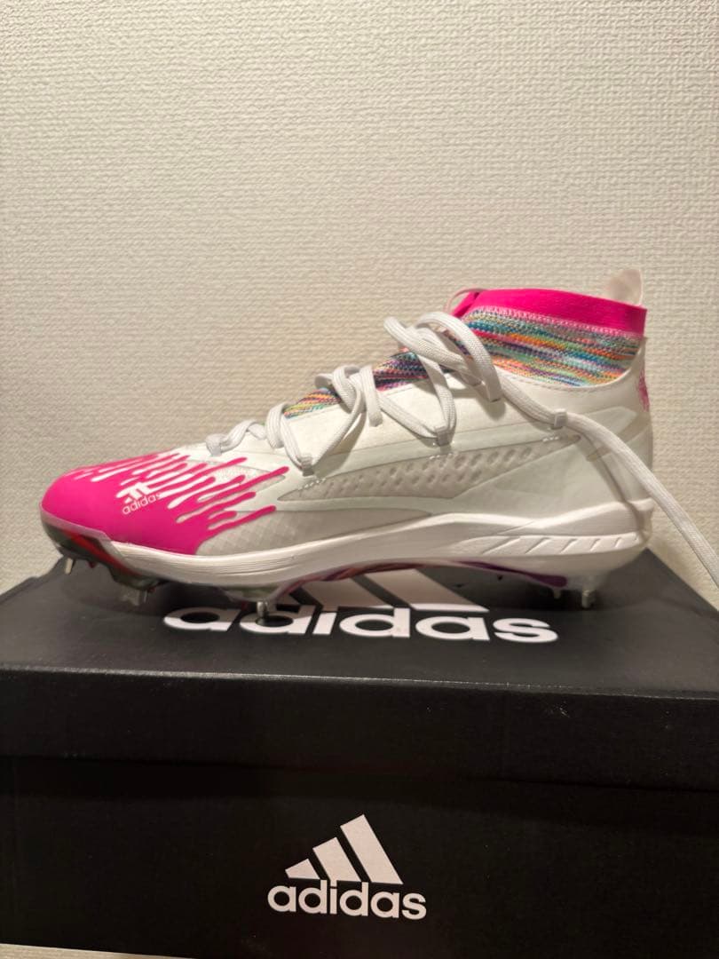 adizero スパイク ピンク/ホワイト タティスJr. 27.5