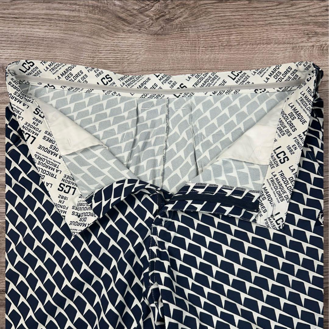 セットアップ】ルコックゴルフ ポロシャツ & 総柄ハーフパンツ LL/92