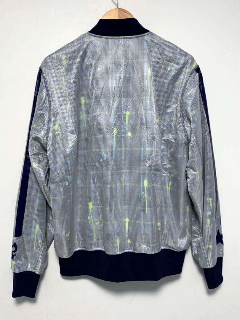 ラッセルノ ブルゾン 2重素材 表ナイロン100% シアー ブルーチェック柄