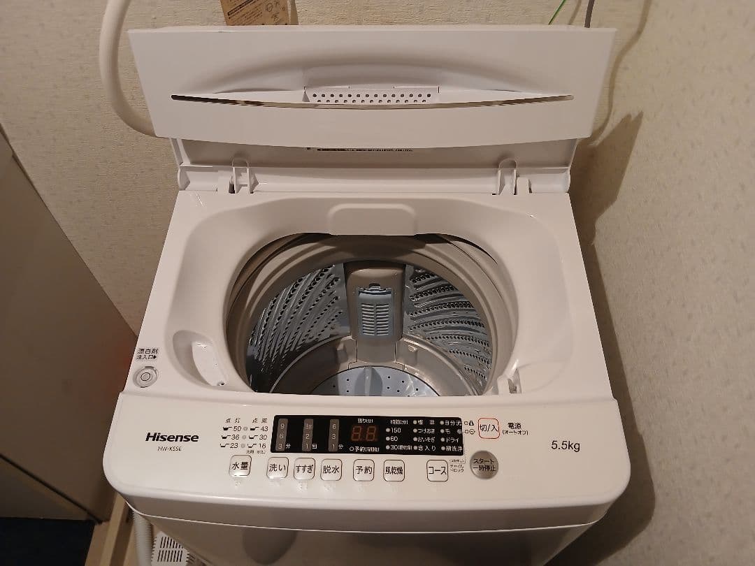 Hisense 全自動電気洗濯機 HW-K55E 2024年製 5.5kg