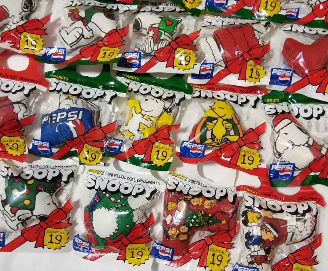 スヌーピー ペプシ クリスマス オーナメント 全19種セット 未開封