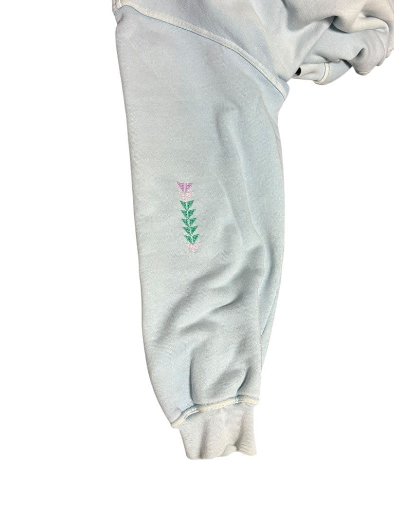 【希少】ADISH パレスチナ刺繍 パーカー \"Tatreez\" フェード L