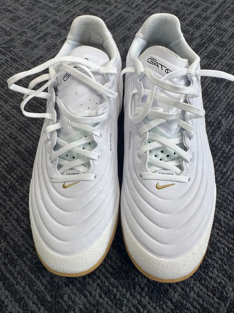 Nike ティエンポ リアクトガト IC ホワイト/ゴールド 27cm - メルカリ
