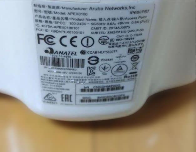 18台セット】Aruba APEX0100 屋外用アクセスポイント 耐候性 - メルカリ