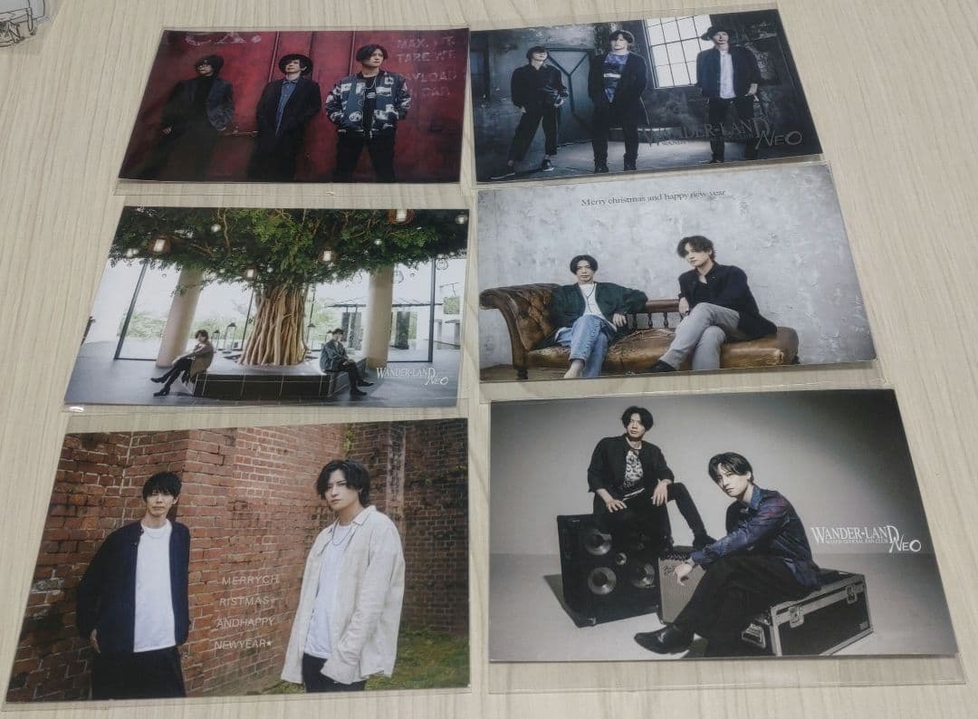 WANDS　FC会報vol1〜6・グリーティングカード・アーティストカード