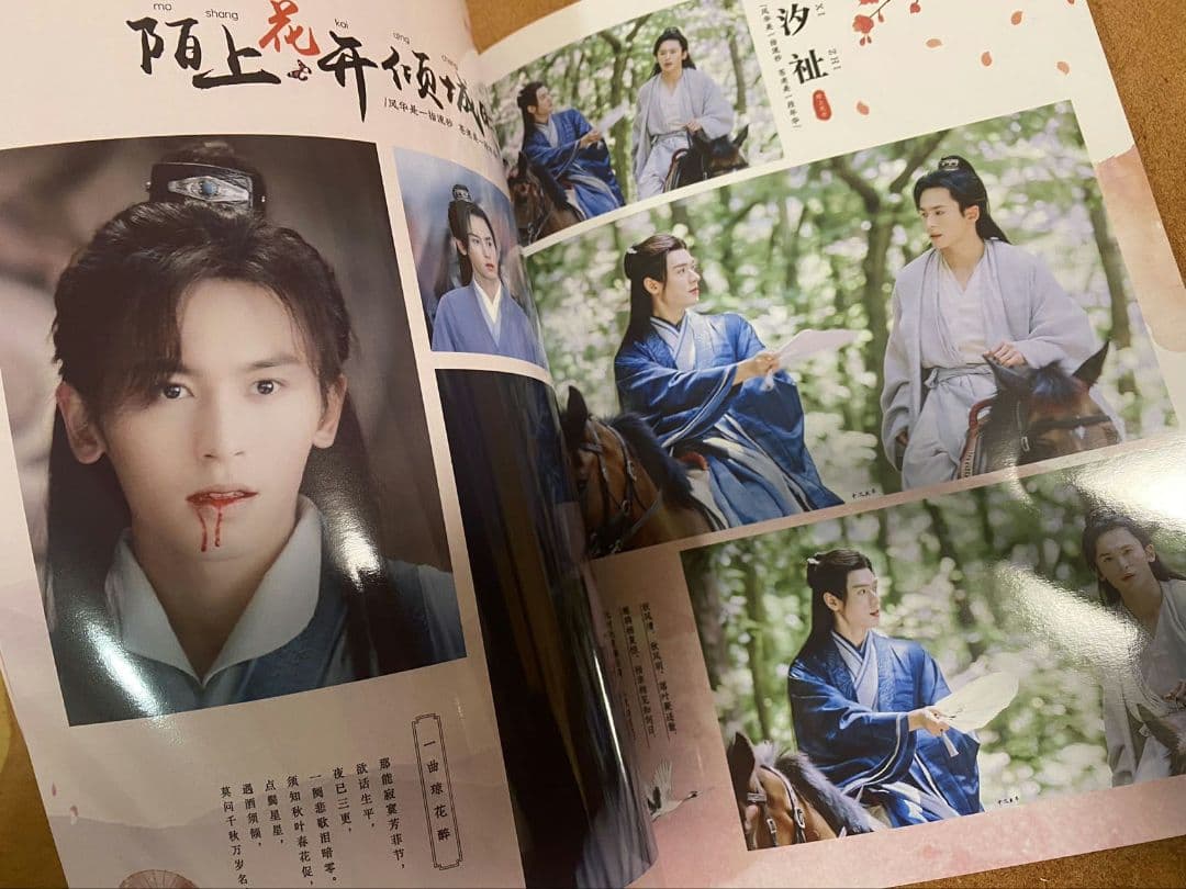 山河令 ゴンジュン・張哲瀚 「花開傾城」写真集① - メルカリ