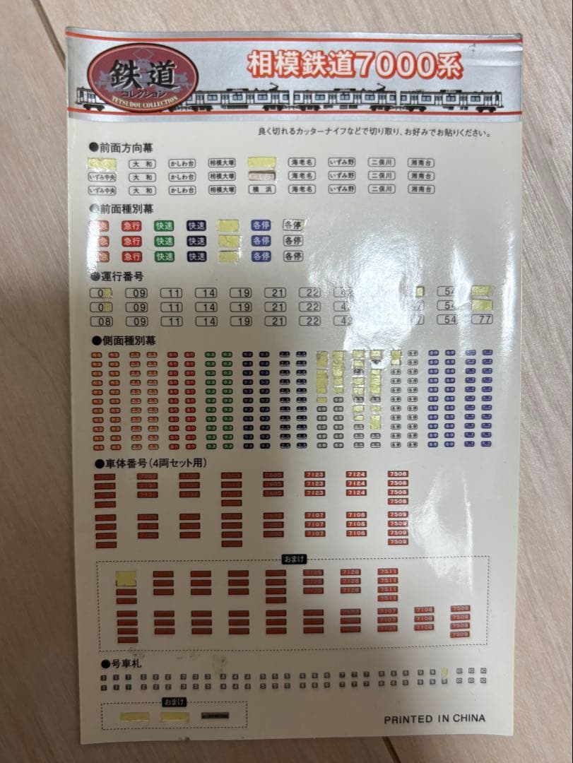 鉄道コレクション 相模鉄道7000系8両セット