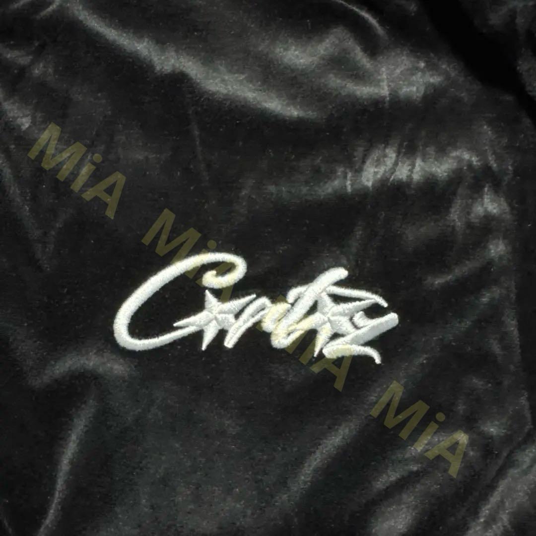 Corteiz ベロアトラックジャケット＆パンツ セットアップ M ブラック