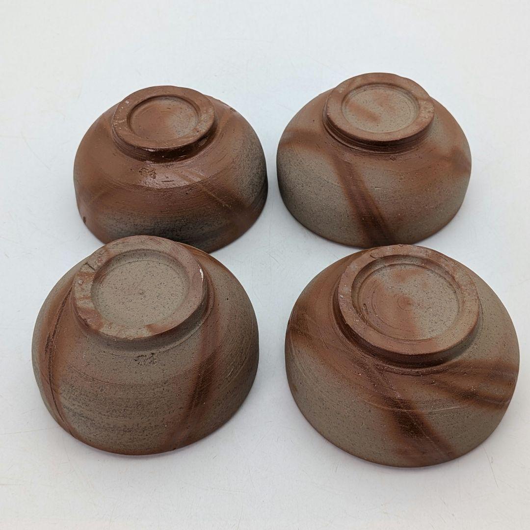 南燦窯 徳永修 備前焼 緋襷丸中鉢揃（小鉢6客） 共箱