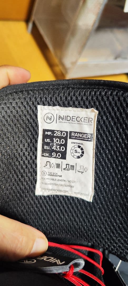 ナイデッカー　スノーボードブーツ　28.0cm