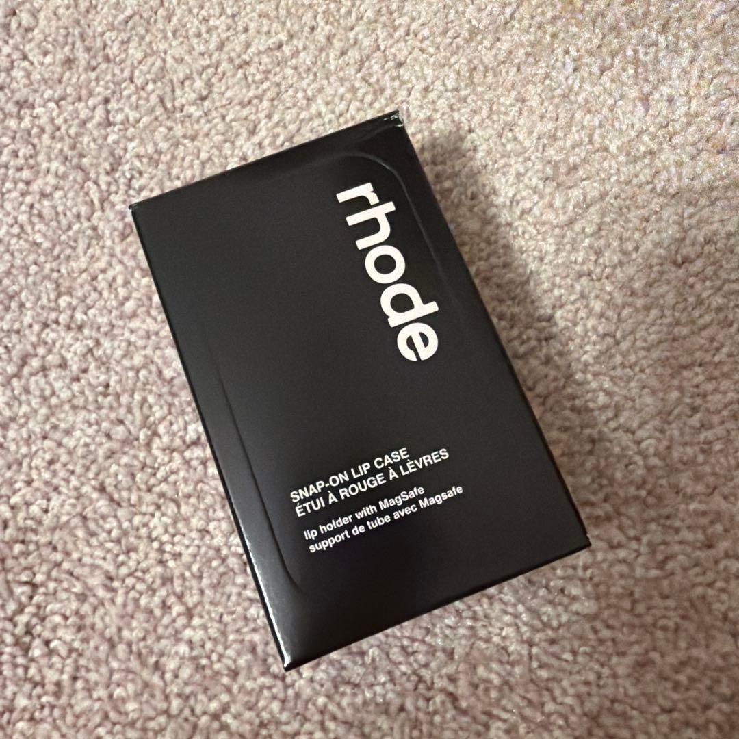 rhode Snap-On Lip Case（Black）