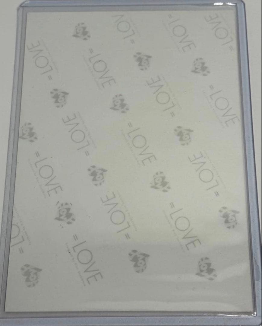 =LOVE 野口衣織 生写真 直筆 とくべチュ、して