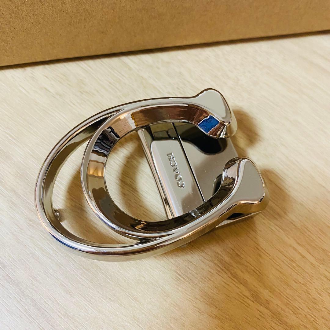 COACHコーチ新品正規品リバーシブルレザーベルト回転バックル - メルカリ