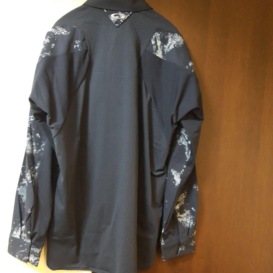 新品 オークリーゴルフ メンズ 4WAYストレッチシャツ スカルシリーズ