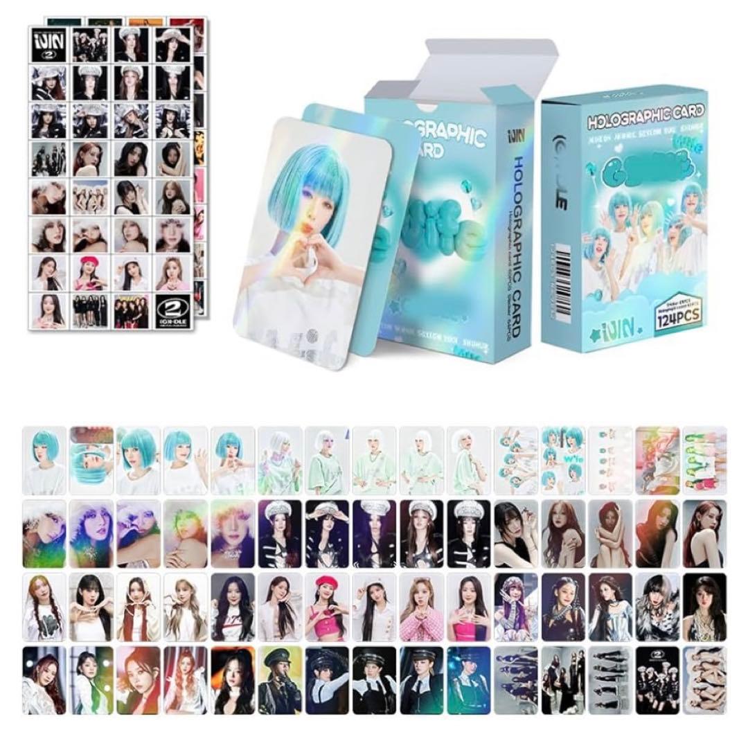 訳あり特価✨(G)I-DLE トレカ 124枚セット Wife ステッカー付 - メルカリ