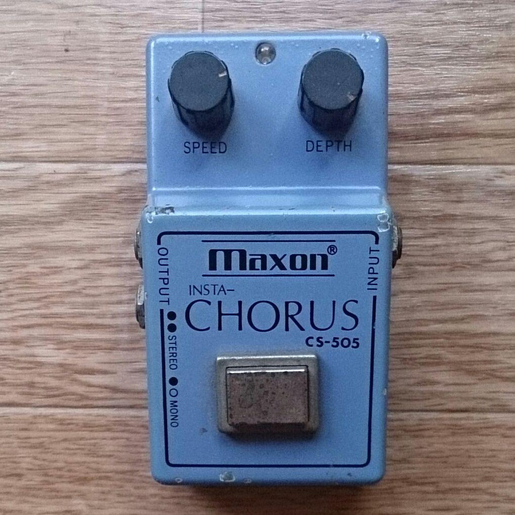 ギター maxon cs-505 Maxon CS505 Stereo Chorus 中古｜ギター買取の東京新宿ハイブリッド