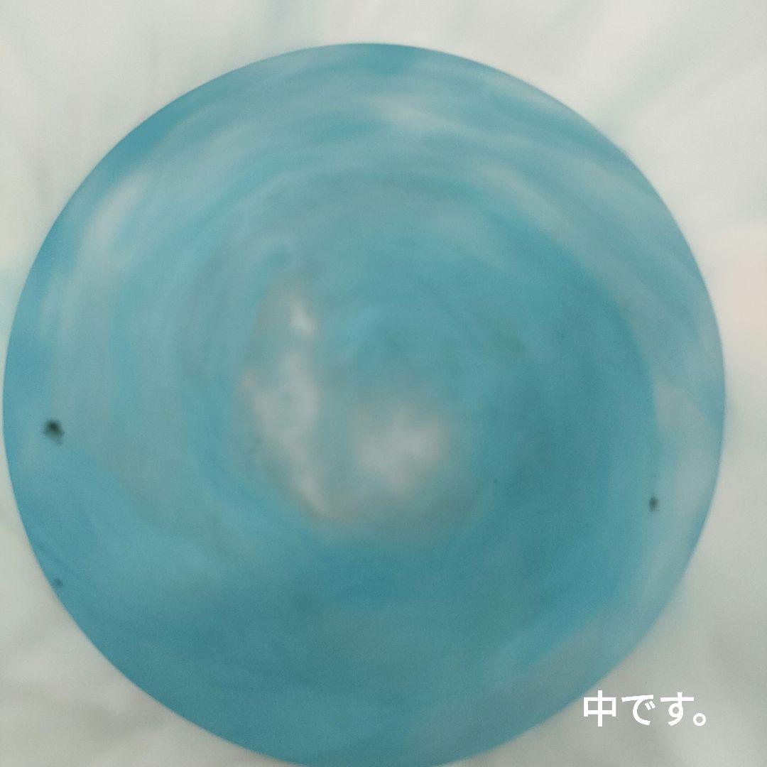 デッドストック デッドストック 藤田喬平 手吹 金彩花瓶 淡い水色