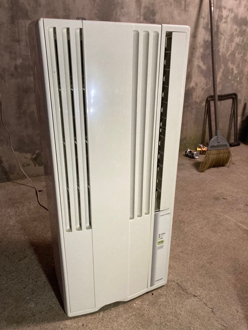 【ジャンク品】コロナ窓枠エアコン★CW-162H 本体のみ（リモコン付） CORONA（コロナ） 窓用エアコン ウインドエアコン ウィンドエアコン 窓