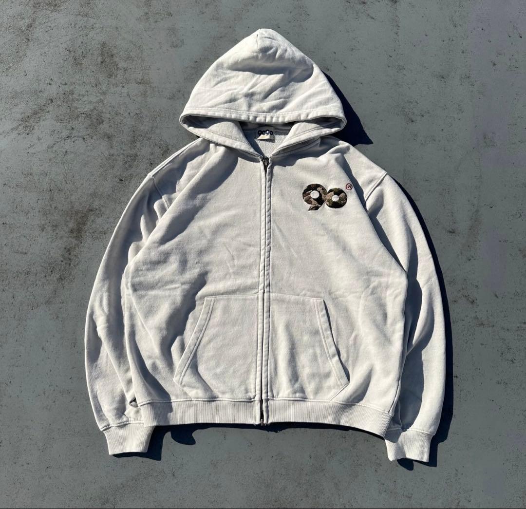 9090 90Logo Assort Zip Hoodie ダブルジップパーカー - メルカリ