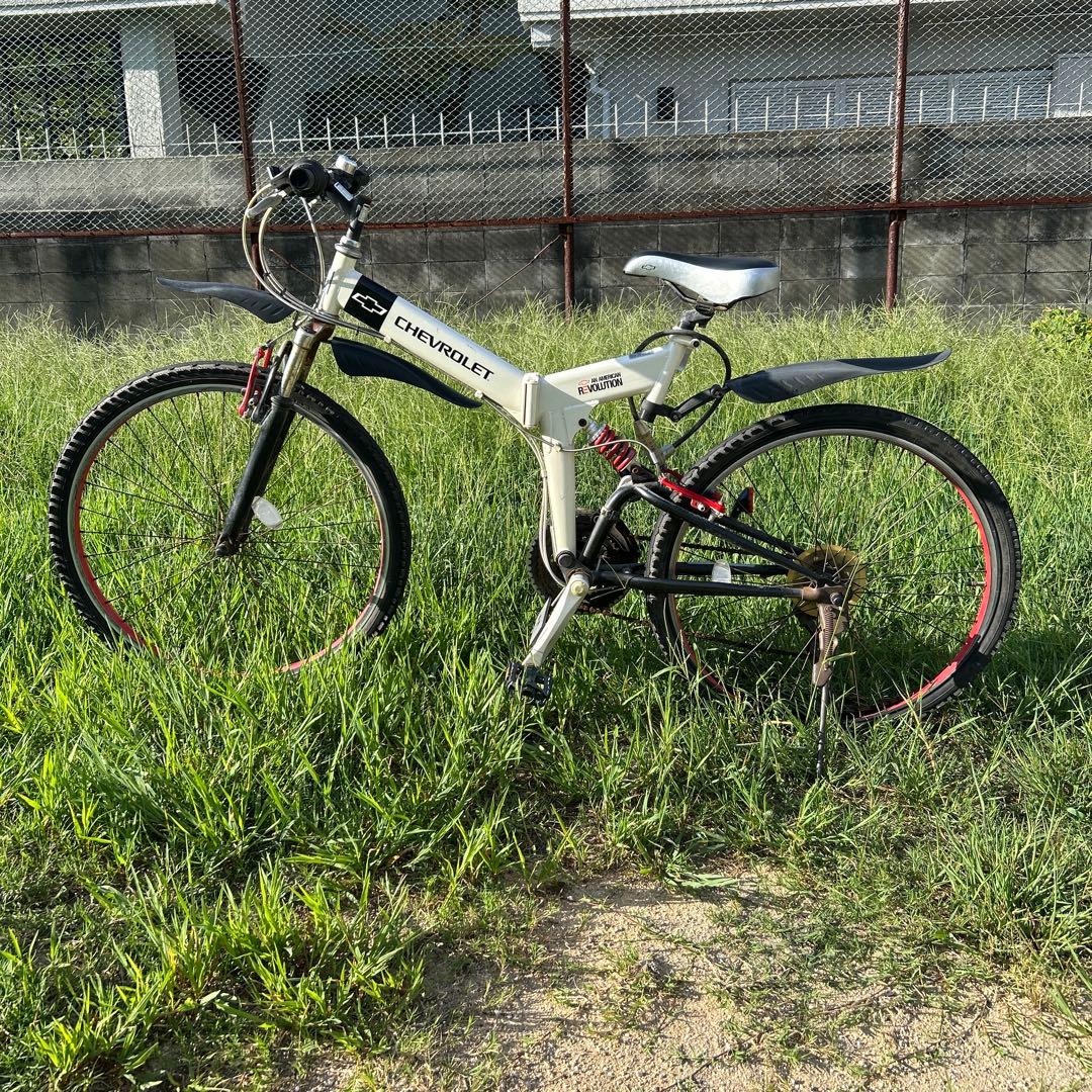 シボレー CHEVROLET マウンテンバイク 26インチ 折りたたみ式自転車 シボレー（CHEVROLET） 2/27-3/1はボーナスストア+5％「シボレー